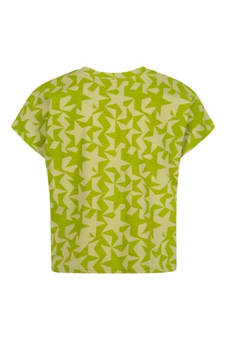 T-shirt  - Verde e rosa