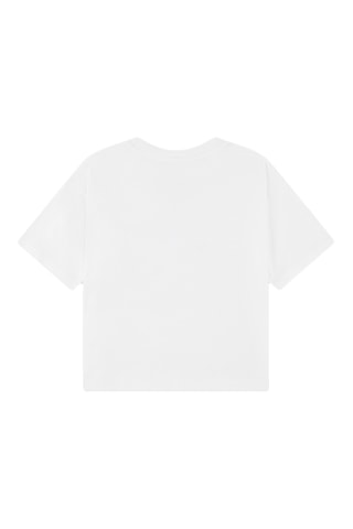 T-shirt a maniche corte   - Bianco
