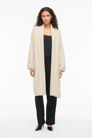 Lang Vest - Ecru - Vila