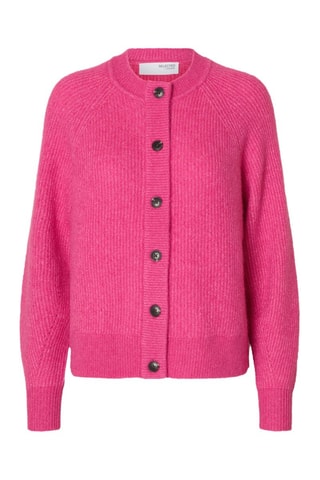 Wollen Vest - Fuchsia - Selected Women