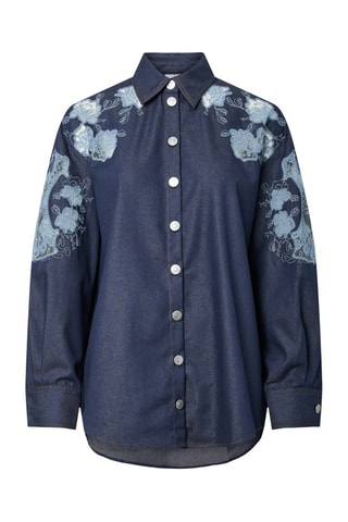 Spijkerblouse - Blauw - Yas