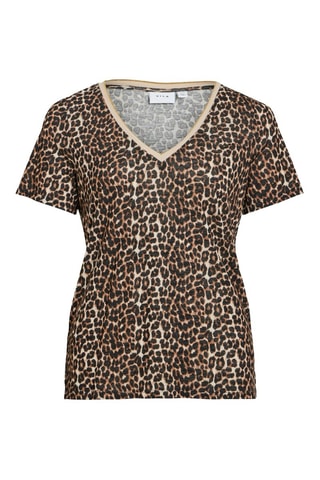 T-shirt - Beige - Vila