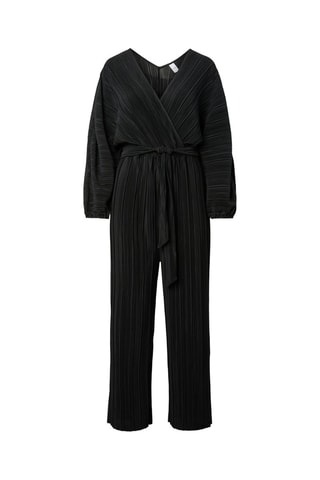 Geplooide jumpsuit - Zwart - Yas