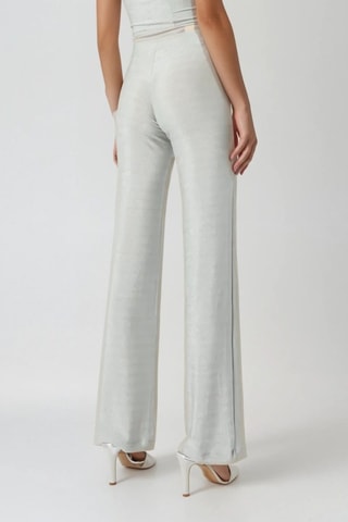 Calças - Cinzento claro - Monki