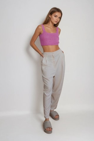 Calças - Bege - Monki