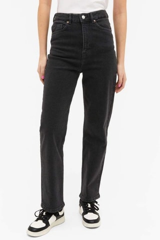 Calças de ganga - Preto - Monki