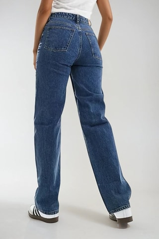 Calças de ganga - Azul marinho - Monki