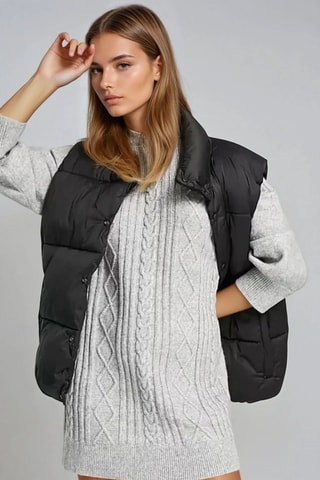 Vestido camisola - Cinzento claro - Monki