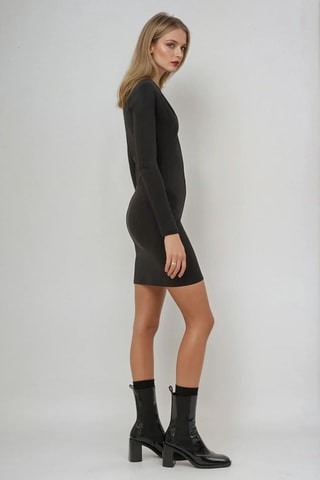 Vestido justo - Preto - Weekday