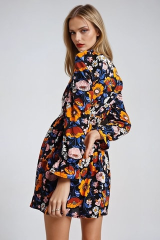 Vestido estilo patinadora - Preto - Monki