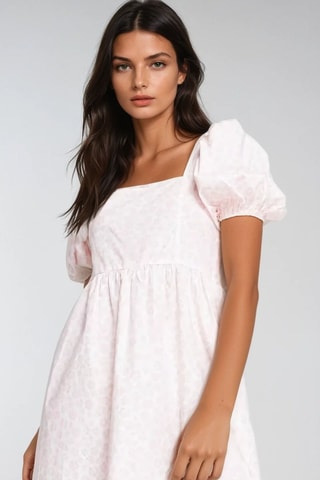 Vestido estilo patinadora - Rosa pálido - Monki