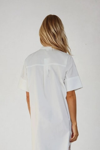 Vestido-camisa - Branco - Monki