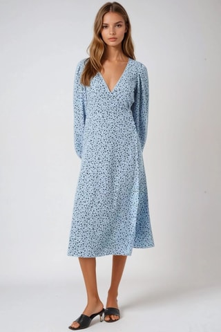 Vestido midi - Azul claro - Monki