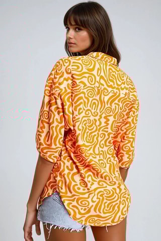 Camisa - Laranja - Monki