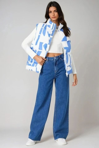 Colete acolchoado - Branco - Monki