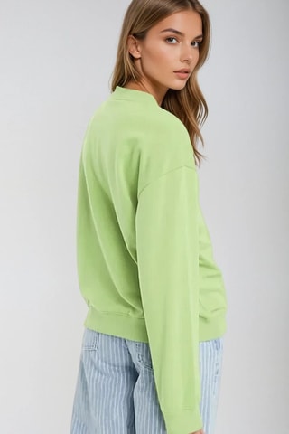 Sweat - Verde-claro - Monki