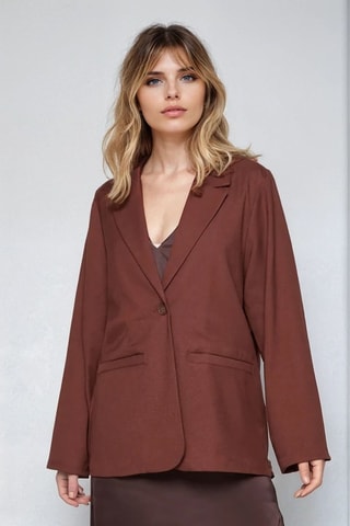 Blazer - Castanho - Monki