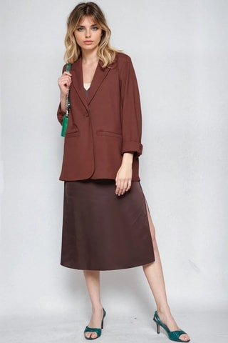 Blazer - Castanho - Monki