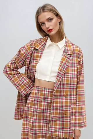 Blazer - Camel - Monki