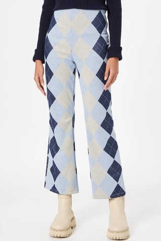 Calças de cintura alta - Azul-celeste - Monki