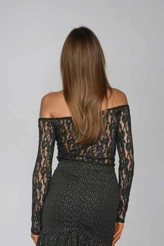 Saia direita - Preto - Monki