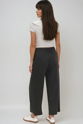 Calças de cintura alta - Preto - Monki