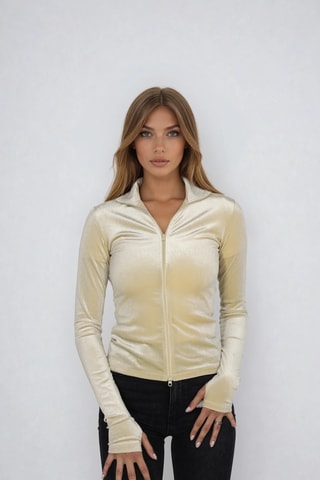 Casaco - Verde-claro - Monki