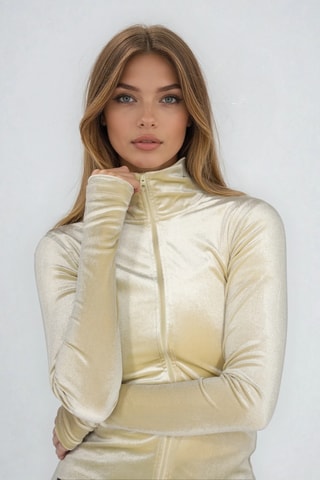 Casaco - Verde-claro - Monki