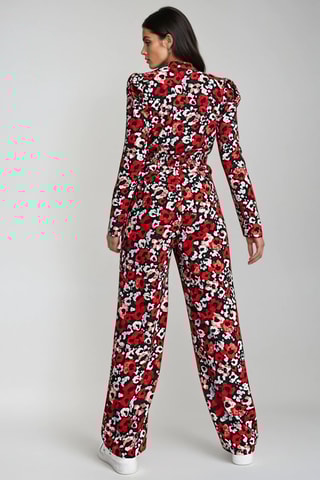 Macacão - Vermelho e preto - Monki