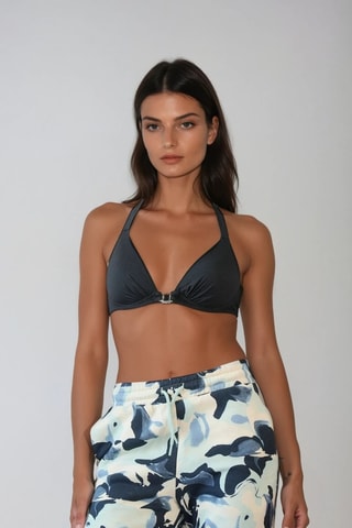 Calças de treino - Branco e azul-noite - Monki