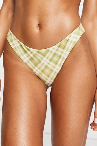 Parte de baixo de biquíni - Verde-claro e cru - Weekday