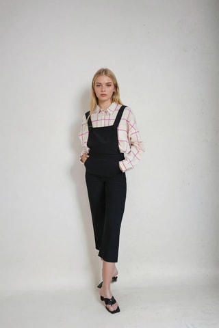 Jardineiras - Preto - Monki