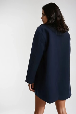 Sobretudo - Azul-escuro - Monki