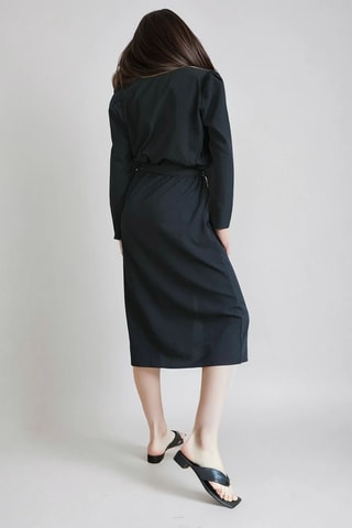 Vestido midi - Preto - Monki