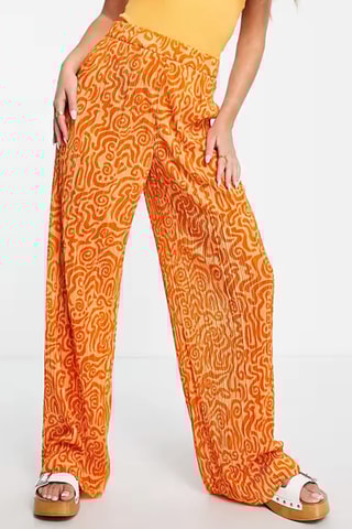 Calças - Laranja - Monki