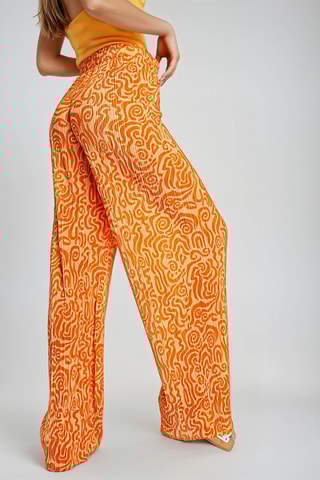 Calças - Laranja - Monki