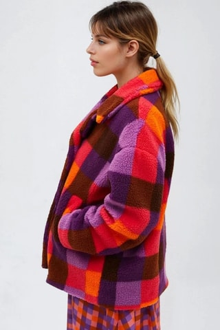 Casaco - Vermelho e violeta - Monki