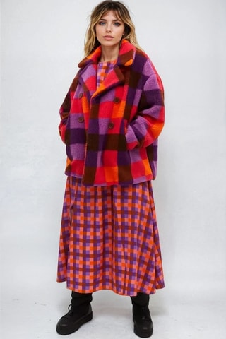 Casaco - Vermelho e violeta - Monki