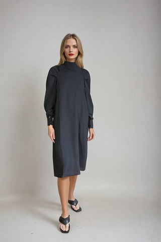 Vestido direito - Preto - Monki