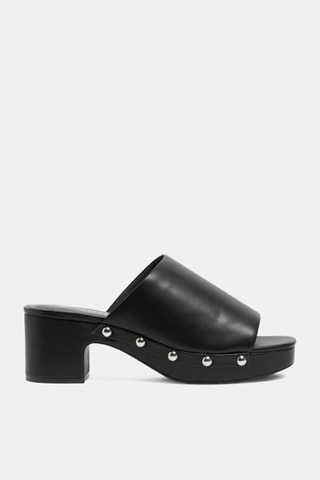 Mules de salto - Preto - Monki
