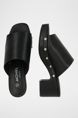 Mules de salto - Preto - Monki