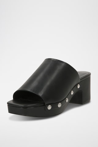 Mules de salto - Preto - Monki