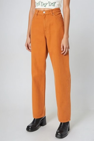 Calças de ganga - Laranja - Monki