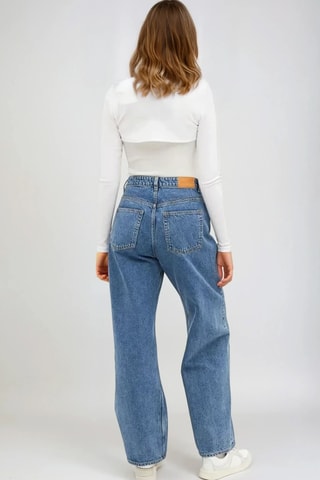 Calças de ganga - Azul-claro - Monki