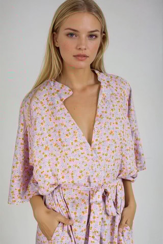 Vestido-camisa - Violeta - Monki