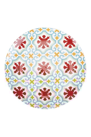 6 Porseleinen Dessertborden - 19,3 cm