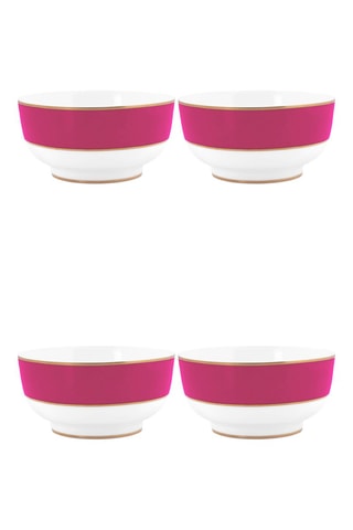 4 bols en porcelaine Chique