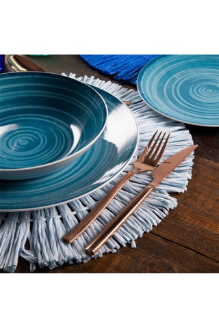 6 Porseleinen Soepkommen - 20,5 cm