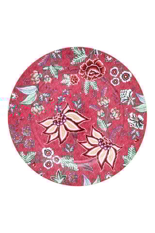 2 assiettes de présentation en porcelaine Flower Festival - 31,5 cm