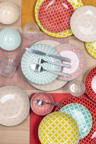 18/10 Roestvrijstalen Bestekset Texture - 24-Delig